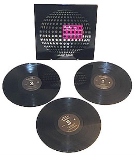 Madonna Confessions Remixed UK 3-LP vinyl record set (Triple LP